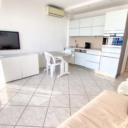 Appartement T2 Pieds Dans L'Eau,Vue Mer,Wifi,Clim Antibes